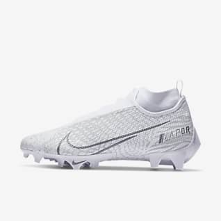 all white vapor cleats