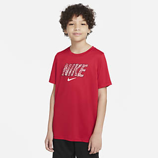 Nike Dri-FIT เสื้อยืดเทรนนิ่งเด็กโต (ชาย)