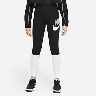 Nike Sportswear Favorites Danslegging met hoge taille voor meisjes
