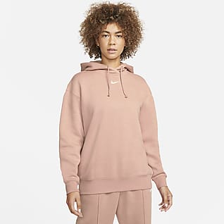 Nike Sportswear Collection Essentials Sweat à capuche oversize en tissu Fleece pour Femme
