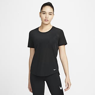 Nike Dri-FIT One Breathe Trainingstop met korte mouwen voor dames