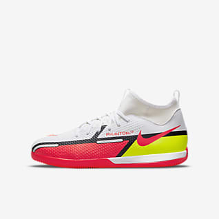Nike Jr. Phantom GT2 Academy Dynamic Fit IC Little/Big Kids' Indoor/Court Soccer Shoes