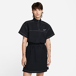 Nike Sportswear Swoosh Γυναικείο υφαντό φόρεμα