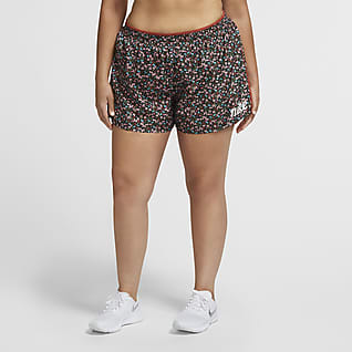 nike women's plus size running shorts