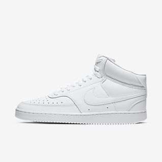 simple white nike shoes