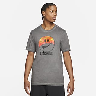 orange and gray nike shirt