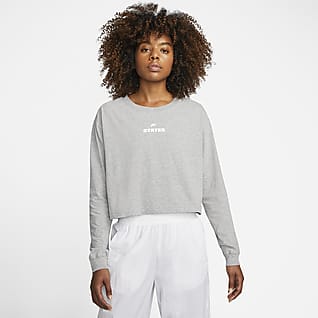 NIKE MUJER CAMISETA CROP TOP BLANCO – HYPE