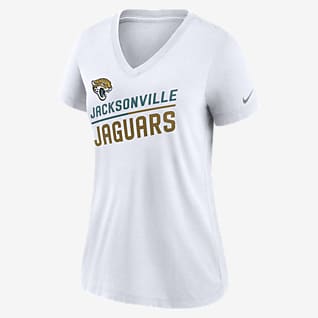 Nike Slant Team (NFL Jacksonville Jaguars) Women's Mid V-Neck T-Shirt