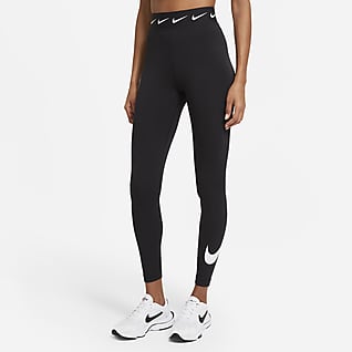 Nike Sportswear Club Magas derekú, mintás női leggings