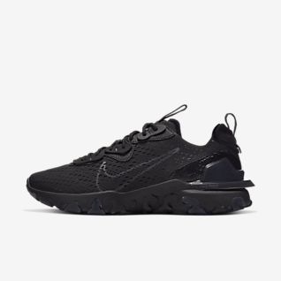 nike trainers black with white tick