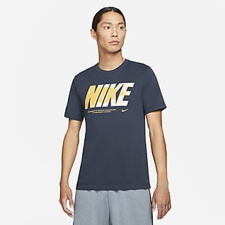 nike dri fit t shirt blue