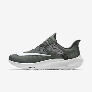 Nike Air Zoom Pegasus FlyEase By You Custom eenvoudig aan te trekken hardloopschoenen voor dames (straat)