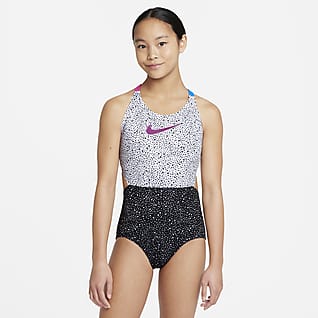 Nike Water Dots Big Kids' (Girls') Cross-Back Monokini