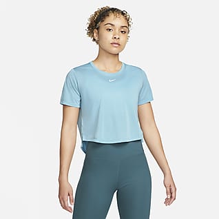 Nike Dri-FIT One Women's Standard Fit Short-Sleeve Cropped Top
