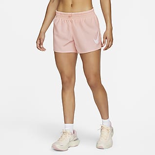 Nike Dri-FIT Swoosh Run Calções de running forrados com slips de cintura normal para mulher