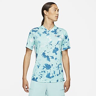 tennis nike sleeve shirts short nikecourt dri victory printed sustainable materials