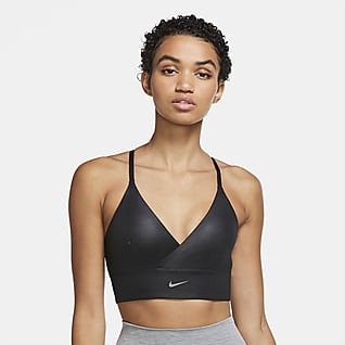 Nike Indy Bra deportivo brillante con almohadillas de baja sujeción para mujer