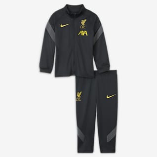 Liverpool FC Strike Nike Dri-FIT strikket fotballtracksuit til sped-/småbarn