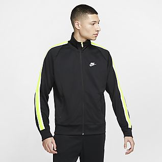 nike gingham check track jacket