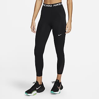 Nike Pro Dri-FIT Korta leggings med fickor och hög midja för kvinnor