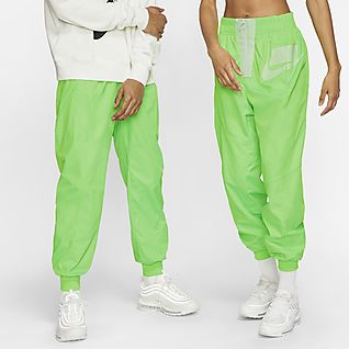 neon green nike pants