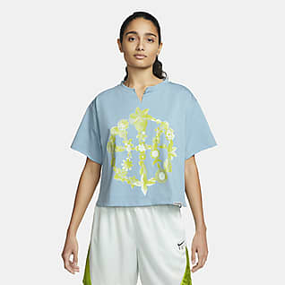 Nike Dri-FIT Standard Issue Женская футболка с круглым вырезом и отрезным кроем