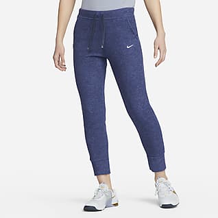 Nike Therma Pantalones de entrenamiento entallados de tejido Fleece para mujer