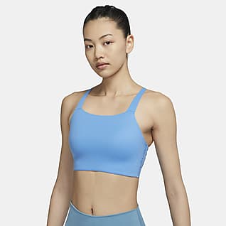 Nike Swoosh Luxe 女子中强度支撑衬垫运动内衣