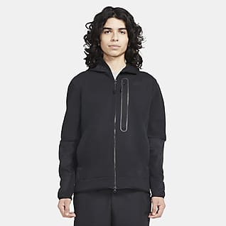 nike tech fleece woven hoodie