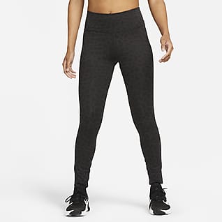Nike Dri-FIT One Γυναικείο κολάν μεσαίου ύψους με σχέδιο