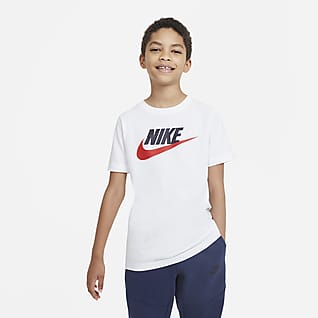 Nike Sportswear Βαμβακερό T-Shirt για μεγάλα παιδιά