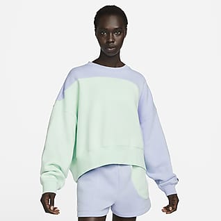 Nike Sportswear Color Clash Sudadera de tejido Fleece para mujer