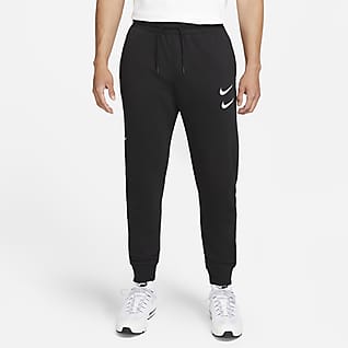 nike sportswear swoosh french terry trousers