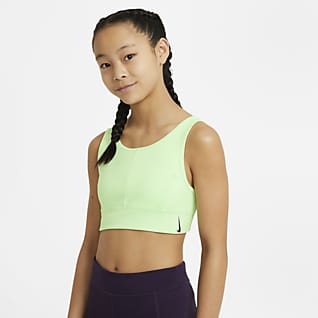 nike youth sports bra size chart