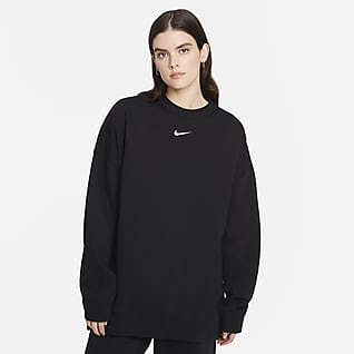 Nike Sportswear Collection Essentials Überextragroßes Fleece-Rundhals-Sweatshirt