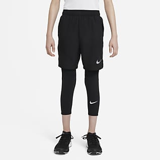 Nike Pro Mallas de 3/4 para niño talla grande