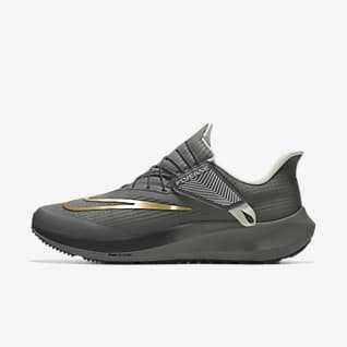 Nike Air Zoom Pegasus FlyEase By You รองเท้าวิ่งโร้ดรันนิ่งผู้ชายใส่/ถอดง่ายออกแบบเอง