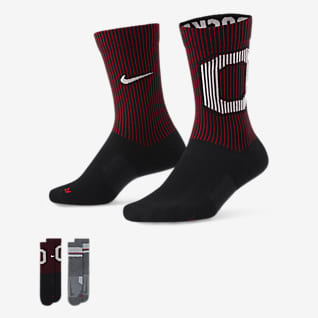 Nike College Multiplier (Ohio State) Crew Socks (2 Pairs)