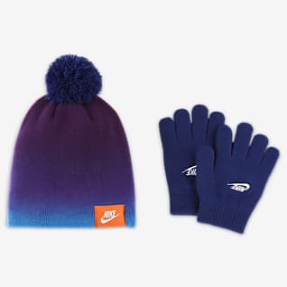 Nike Big Kids' Beanie and Gloves Set