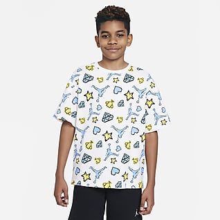 Jordan Pixel 大童（男孩）印花T恤