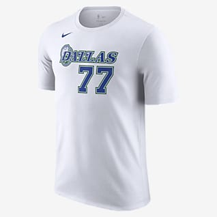Dallas Mavericks City Edition Nike NBA-spiller-T-skjorte til herre