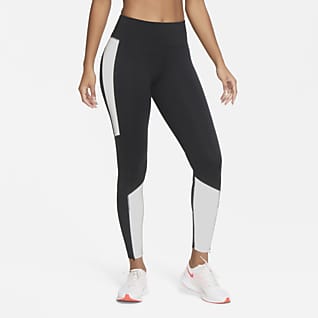grey nike leggings with black tick