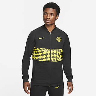Chelsea FC Fußball-Track-Jacket mit durchgehendem Reißverschluss für Herren