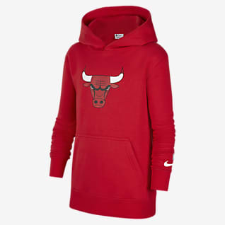 Chicago Bulls Dessuadora amb caputxa de teixit Fleece Nike NBA - Nen/a