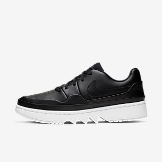 tenis jordan mujer negro