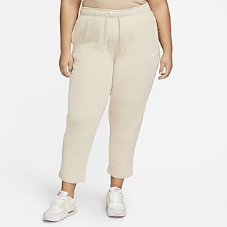 Nike Sportswear Collection Essentials Pantalones de tejido Fleece para mujer (talla grande)