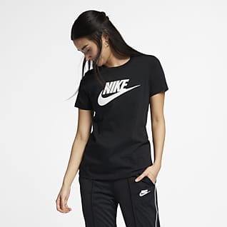 nike plain black t shirt