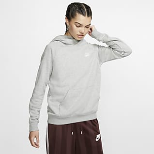 Nike sweatshirt womens grey clearance