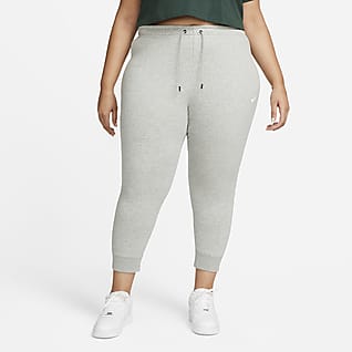 Nike Sportswear Essential Calças de lã cardada para mulher (tamanhos grandes)