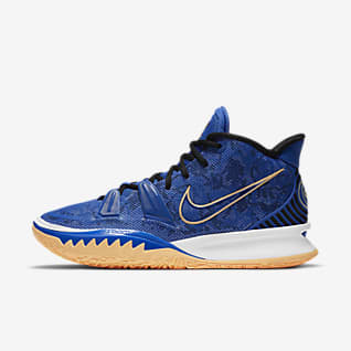 kyrie irving shoes blue and yellow